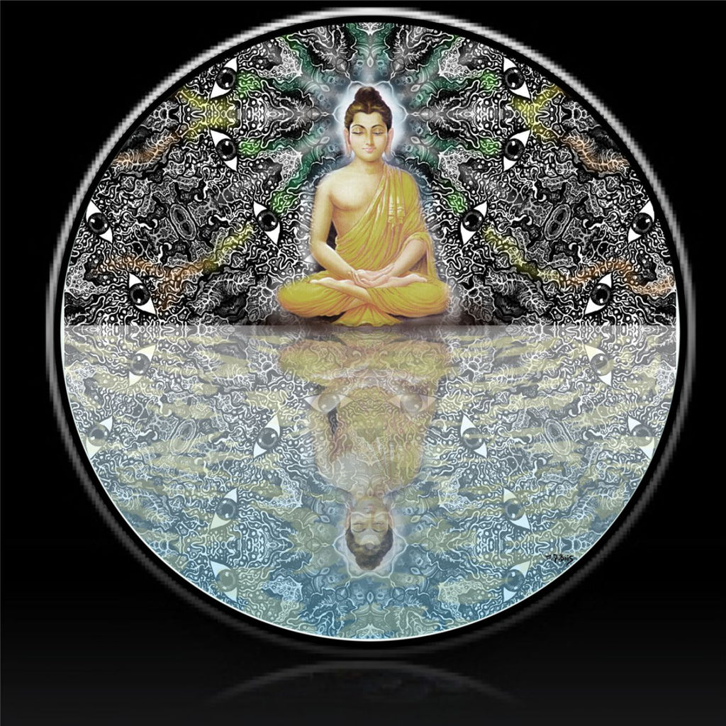 Meditation inner vision spare tire cover