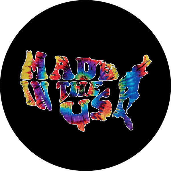 Made in the USA Tie Dye Spare Tire Cover-Custom made to your exact tire size