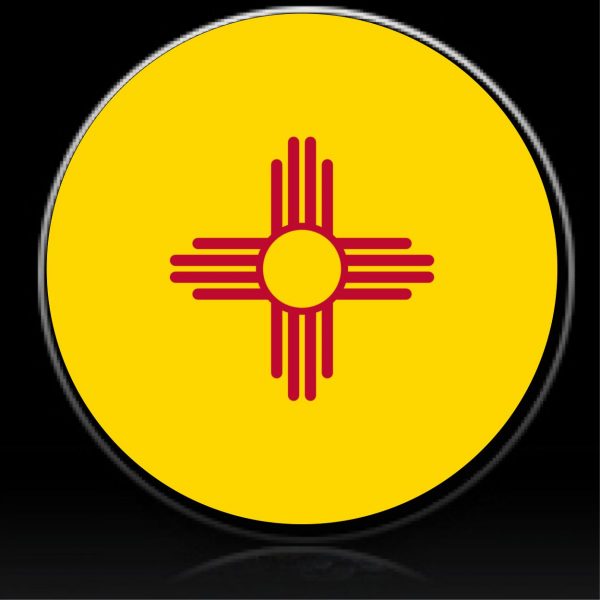 New Mexico flag spare tire cover