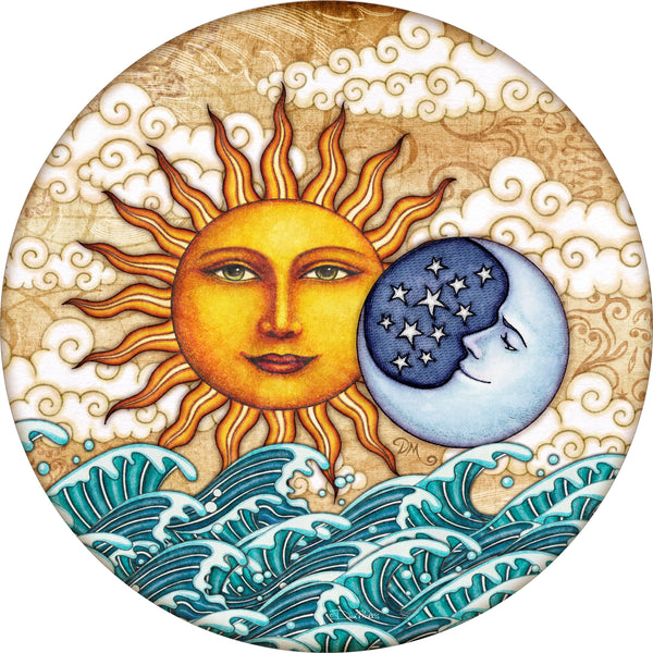 Ocean Sunrise Spare Tire Cover Dan Morris©-Custom made to your exact tire size