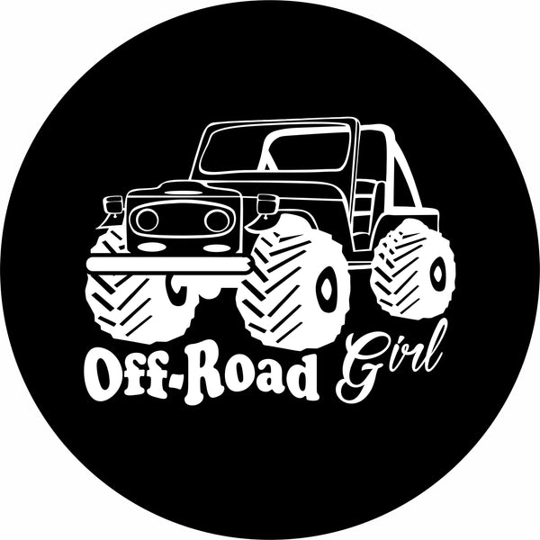 Off Road Girl Spare Tire Cover-Custom made to your exact tire size