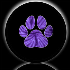 Paws Purple Tie Dye Spare Tire Cover-Custom made to your exact tire size