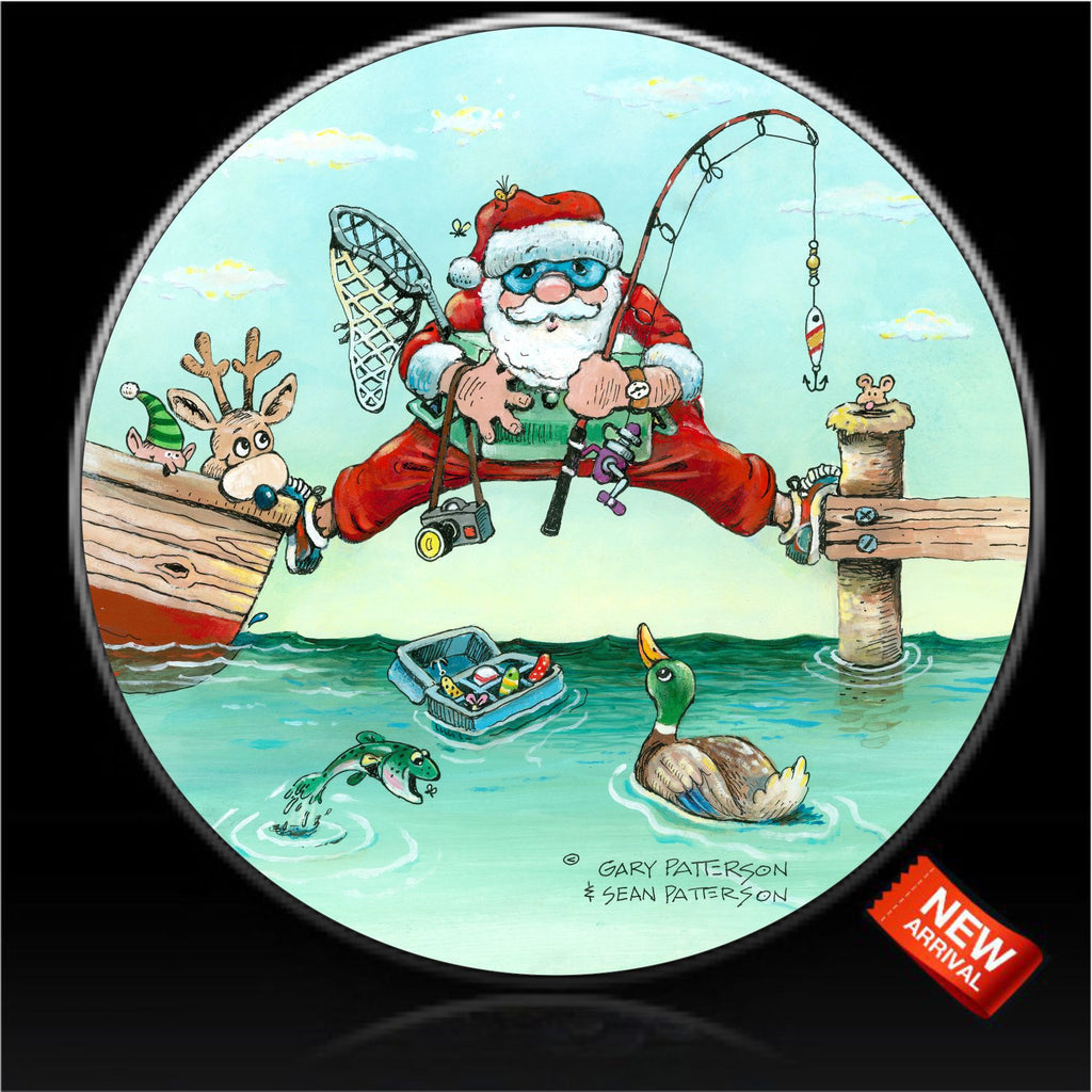 Santa dock keeper spare tire cover
