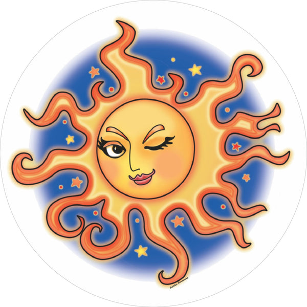 Seductive Sun Spare Tire Cover Kathleen Kemmerling©-Custom made to your exact tire size