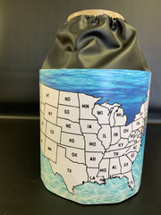 State Map Propane Tank Cover