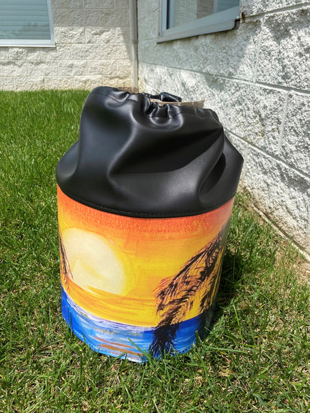 Sunset Tropical Beach propane tank cover