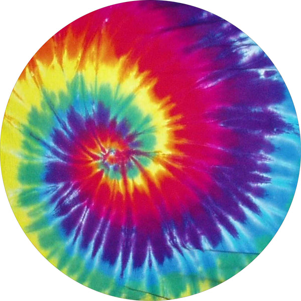 Tie Dye Multi Color Swirl Spare Tire Cover-Custom made to your exact tire size