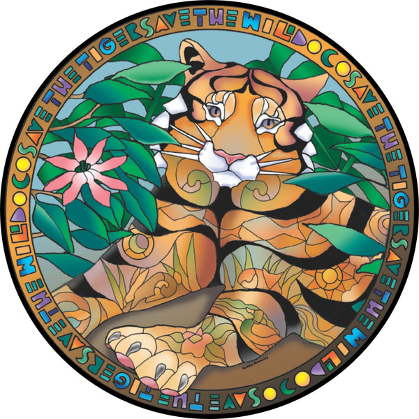 Tiger Spare Tire Cover Kathleen Kemmerling©-Custom made to your exact tire size