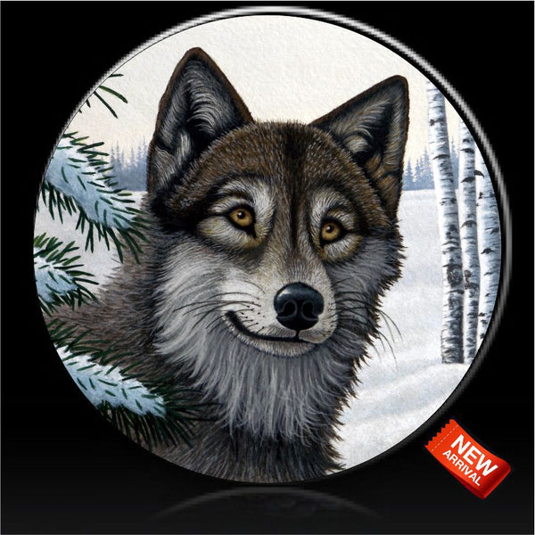 Wolf Unforgiven Spare Tire Cover Michael Matherly©-Custom made to your exact tire size