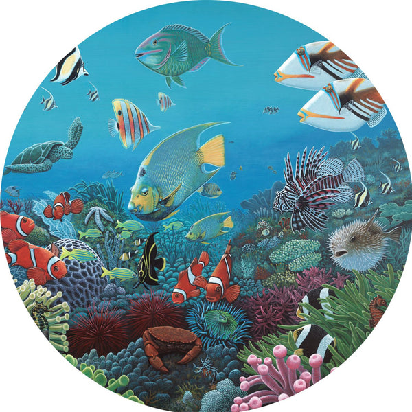 Fish wonders of the sea Spare Tire Cover Michael Matherly©-Custom made to your exact tire size