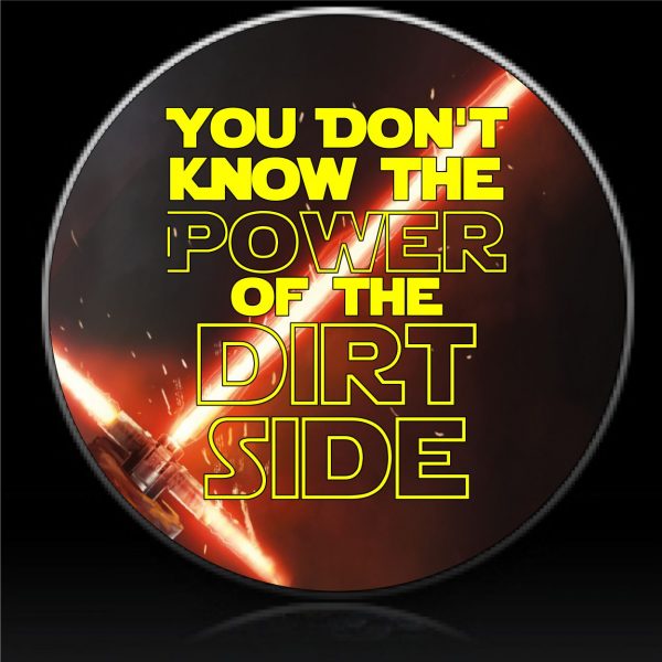 Power of the dirt spare tire cover